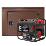Генератор бензиновый SUNREKA G8500TEAX с кожухом Geon 1200 RAL 8017