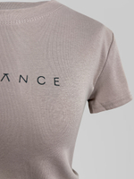 Футболка LJHY укороченная с надписью Balance однотонная