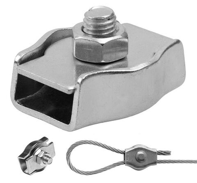 Зажим для троса 6 мм "Мореман", одинарный (10263001)