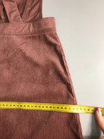 Юбка GeeJay вельветовая на подтяжках , на 11/12 лет