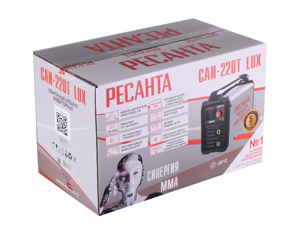 Сварочный аппарат инверторный Ресанта САИ-220Т LUX