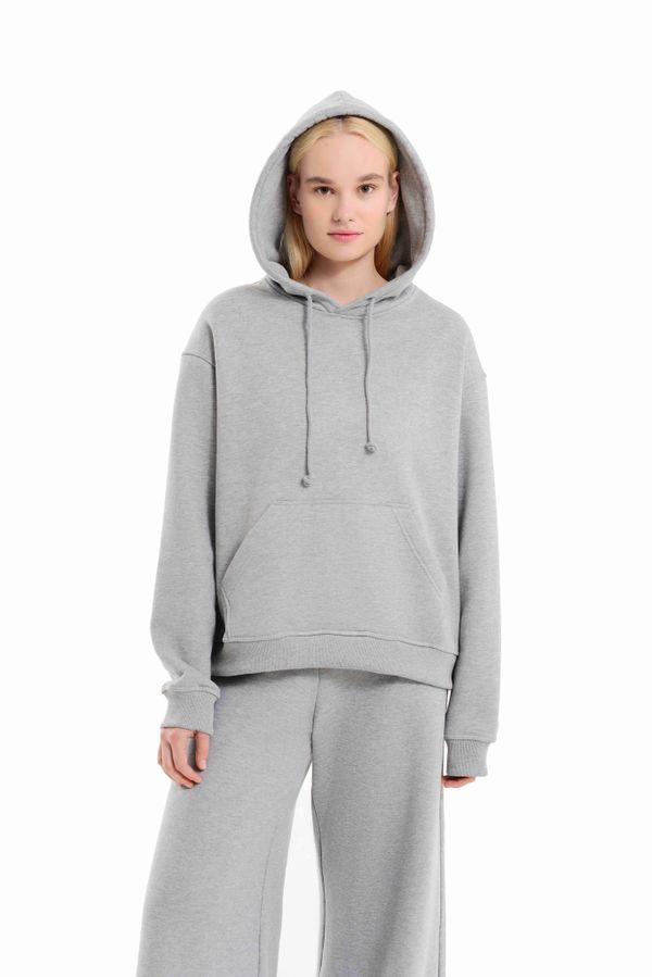 Худи Оверсайз серый - фото 5
