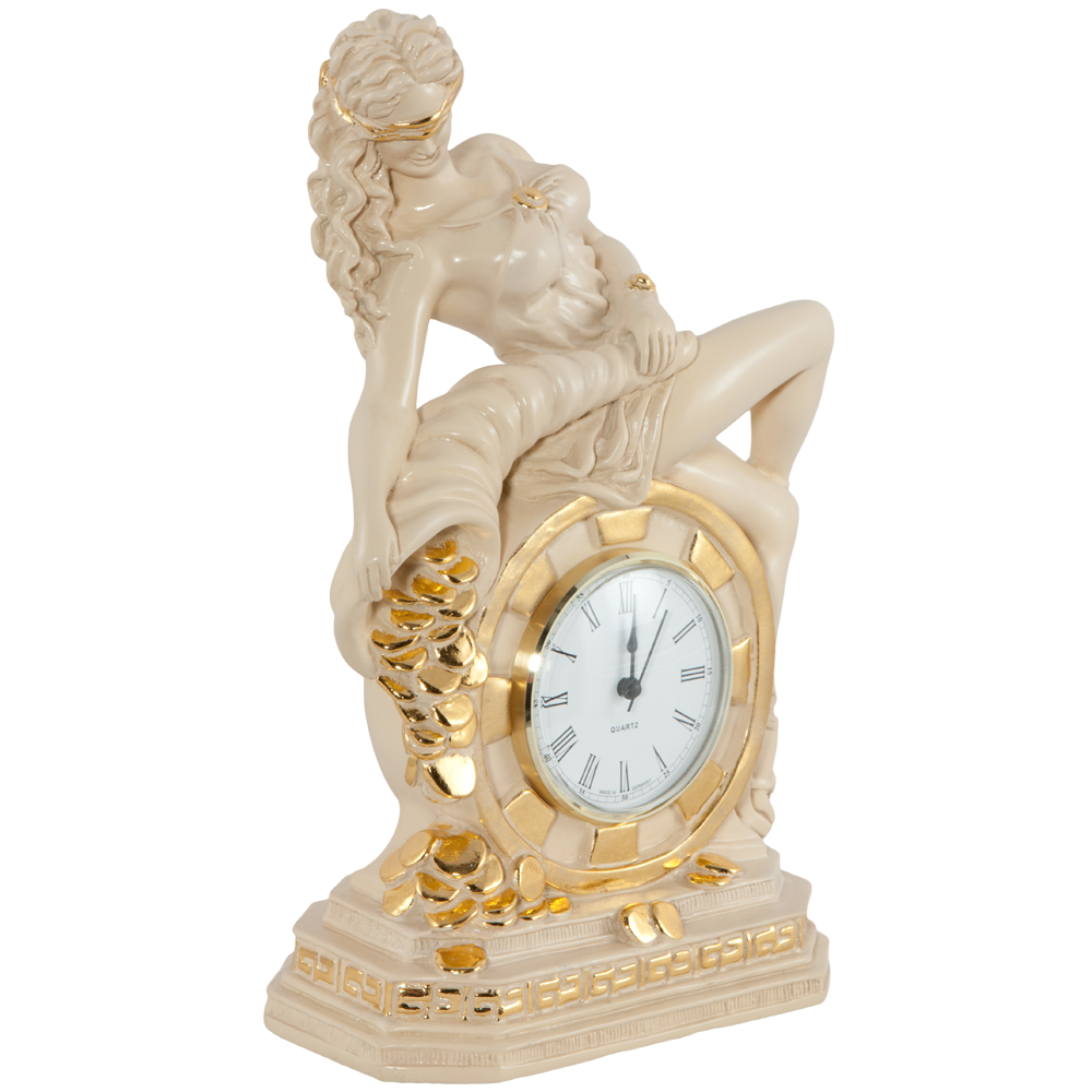 Часы настольные Колесо Фортуны Айвори