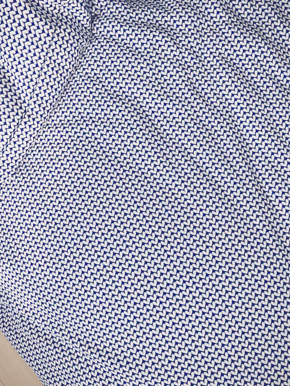 Постельное белье перкаль Сказка "Вязание" евро Наволочка 50х70 см 2 шт Простынь на резинке 180x200 см Пододеяльник 200x215 см