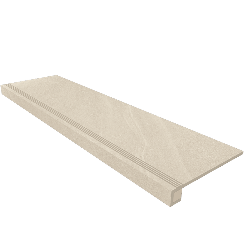 Ступень Estima Gabbro White Комплект (Ступень+ Подступенок) 33x120