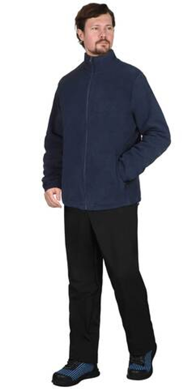 Куртка флисовая темно-синяя - ПОД ЗАКАЗ