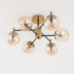 Citilux Шарлиз CL143163 Люстра на штанге Бронза