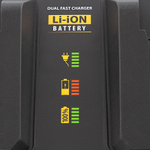 Устройство зарядное для аккумуляторов IBC-18-3.0-2, Li-Ion, 18В, 3.0 А, для двух батарей Denzel