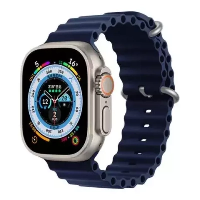 Ремешок Ocean Band для Apple Watch 42mm/44mm/45mm/49mm Blue