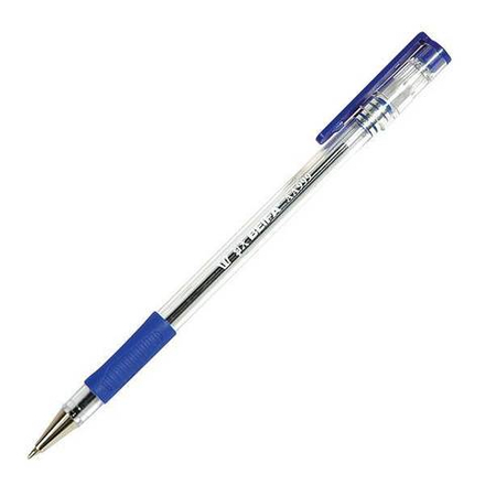Ручка шарик. BEIFA 999 0,7 мм синий резин.грип