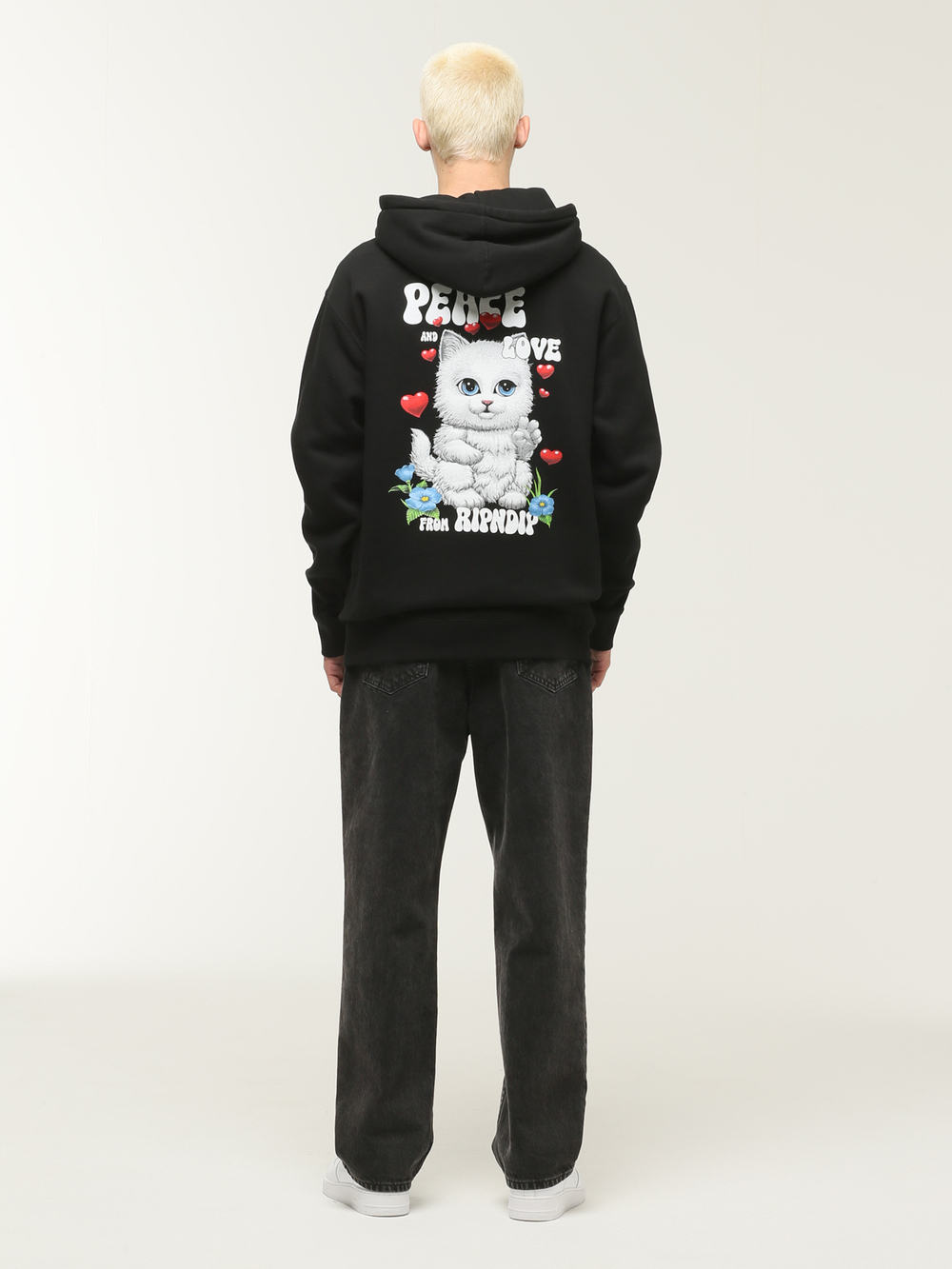 Мужская Толстовка Peace Love Ripndip