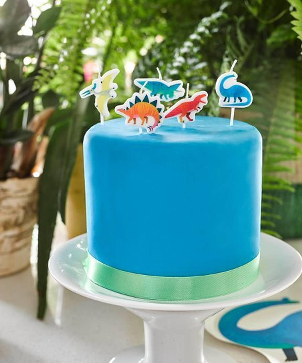 Свечи "Dino Party" 5шт.