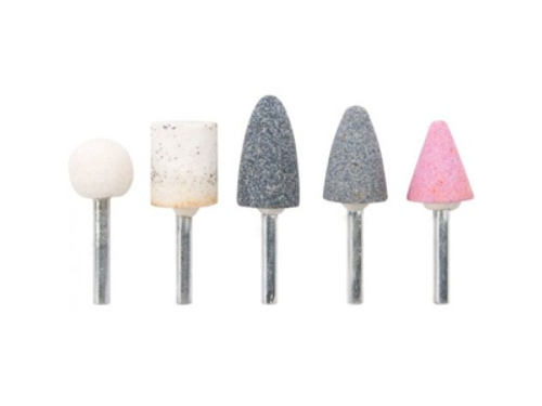 Шарошки по металлу абразивные штифт 6мм (5шт/уп)