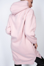розовое худи с капюшоном магазин