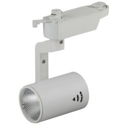 Трековый светильник однофазный ЭРА TR1 - 10 WH светодиодный COB 10Вт 4000К 700Лм белый | Однофазные светильники LED