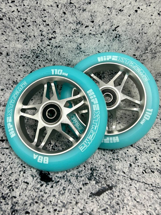 Набор колес HIPExtreme H3 110*24 мм, серебро/ментоловый