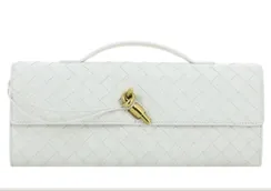 Клатч Bottega Veneta Andiamo белый