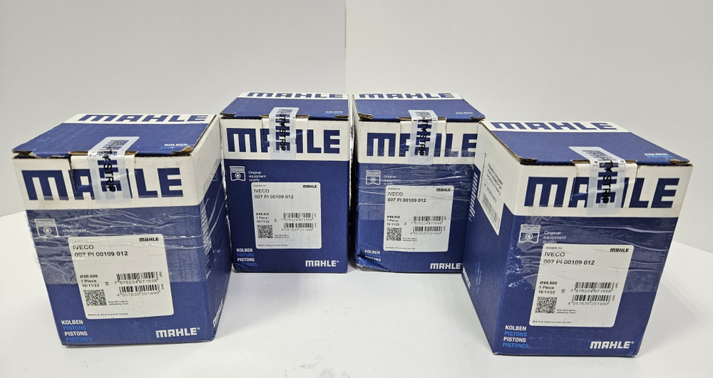 Поршни с кольцами +0.60 F1AE0481D Fiat Ducato 2.3D Mahle