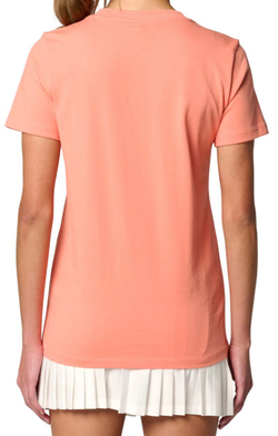 Женская теннисная футболка Roland Garros Sporty Chic Therese - coral
