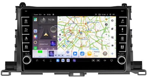 Магнитола для Toyota Highlander 3 2014-2020 - Kuberg OL-1601 (кнопки и крутилки) Android 13, Быстрая, CarPlay, 4G SIM-слот