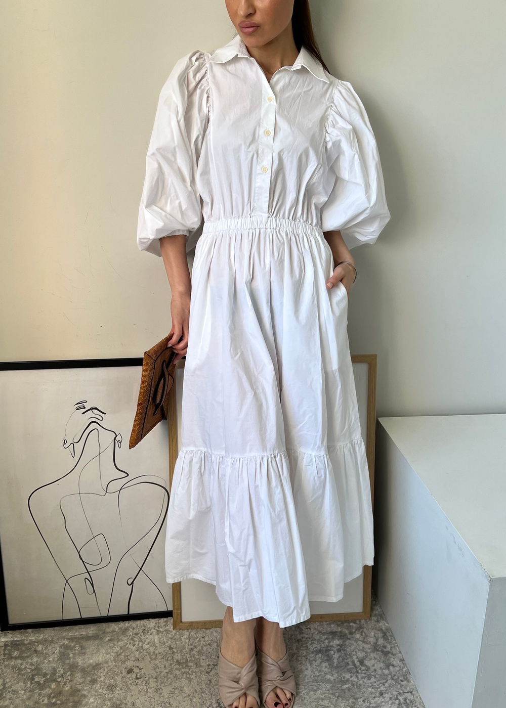 Платье Nude, S