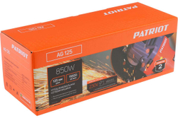 Углошлифовальная машина (УШМ) PATRIOT AG 125 тонкий корпус, пылезащищенная, диск 125 мм 110301125
