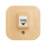 Розетка телефонная RJ11 IP20 дерево Quteo Legrand