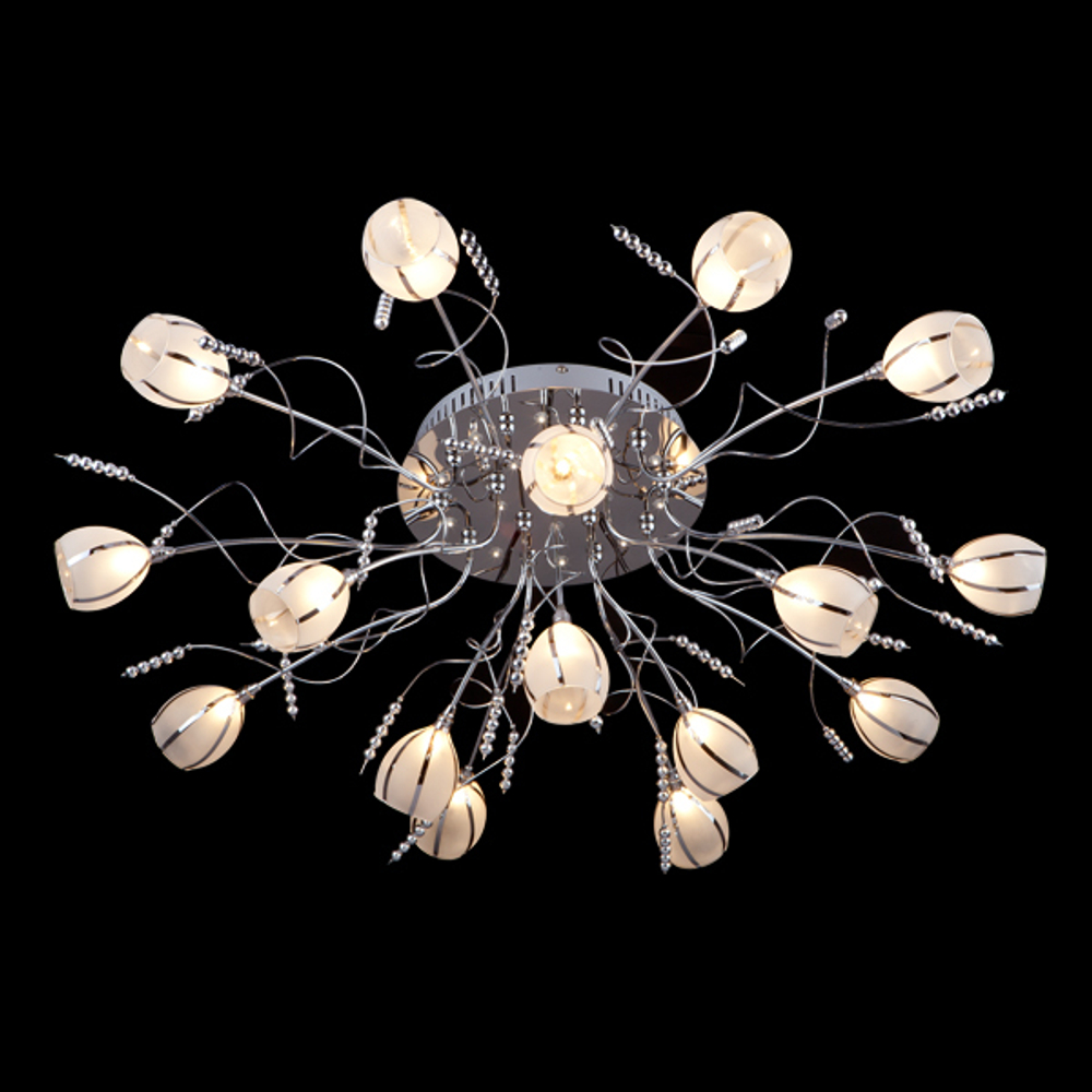 Люстра 5125/16 хром/белый