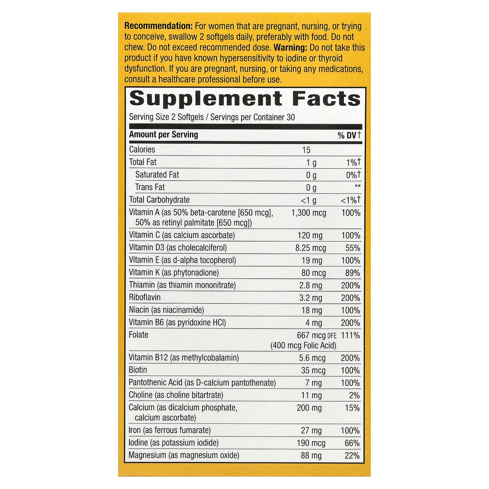 Nature's Way, пренатальные мультивитамины премиального качества Alive!®, со вкусом ягод, 60 веганских капсул