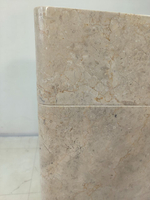 Раковина напольная из мрамора Square Cream RN-65929 45х45х90 из натурального камня