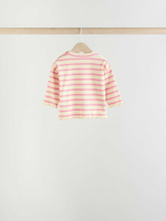 Лонгслив и легинсы в комплекте для малышей Next E66-976, 3 шт., Молочный, Розовый