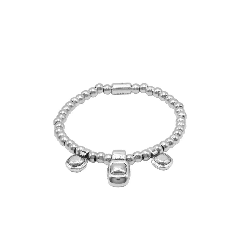 Браслет Ciclon, Kubik Charm, стрейч, металл, CN-243112-00 (серебристый)