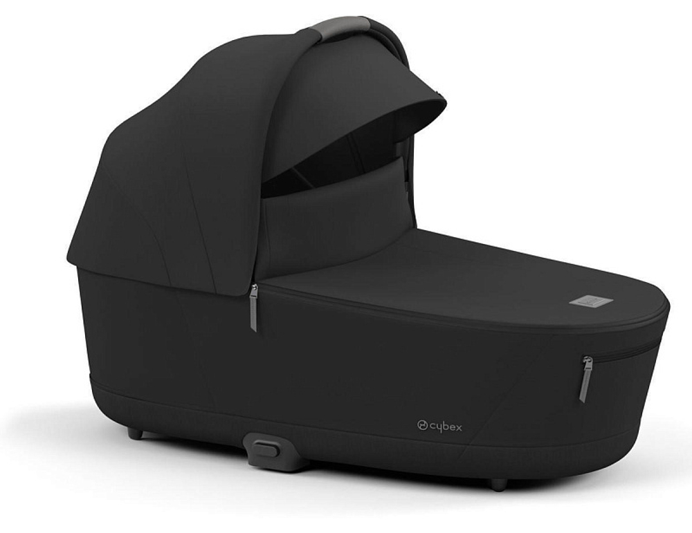 Коляска 3 в 1 Cybex Priam IV Matt Black complete и автокресло Cloud T i-Size Platinum White Plus Sepia Black