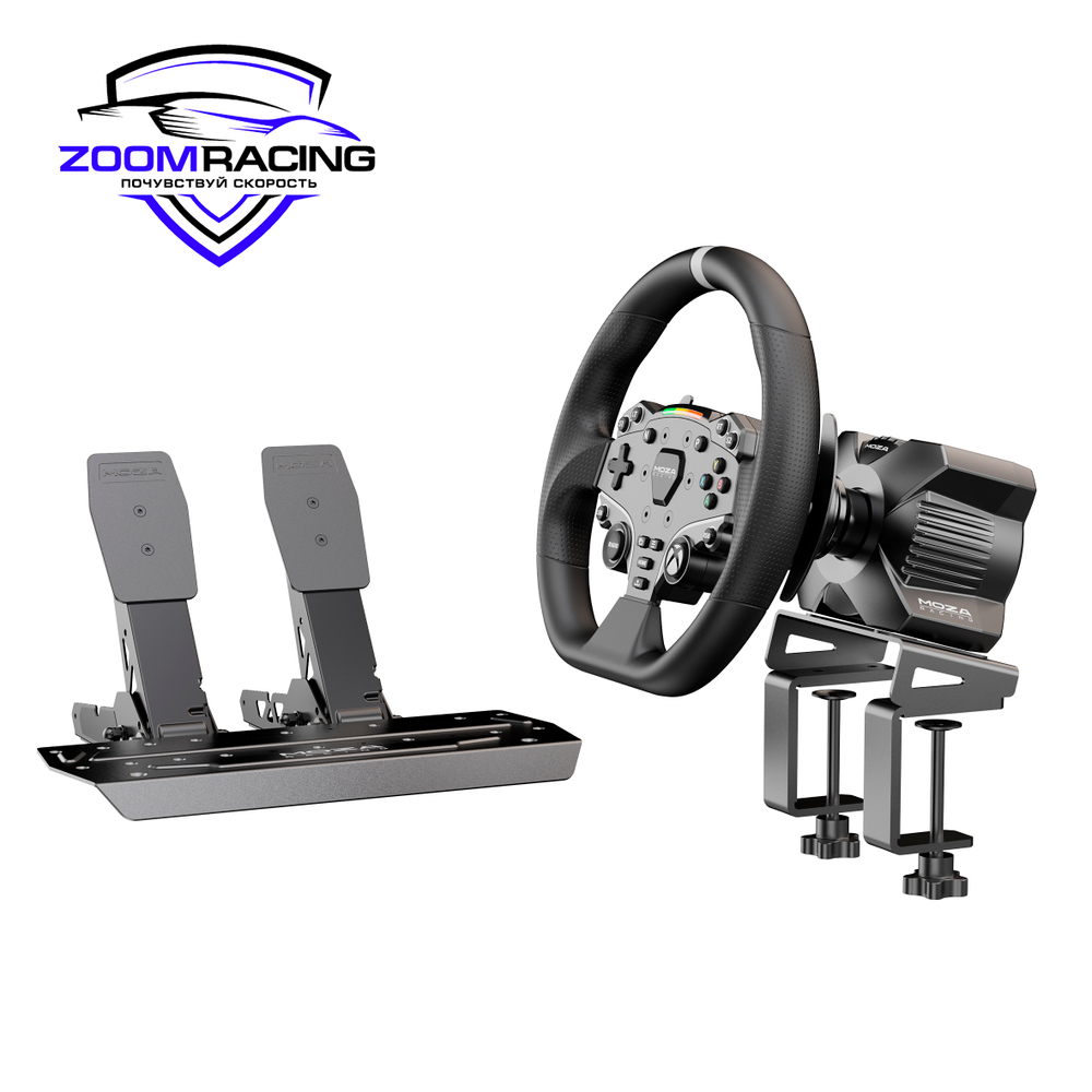 MOZA Racing R3 Bundle для Xbox: руль, база и педали для симрейсинга