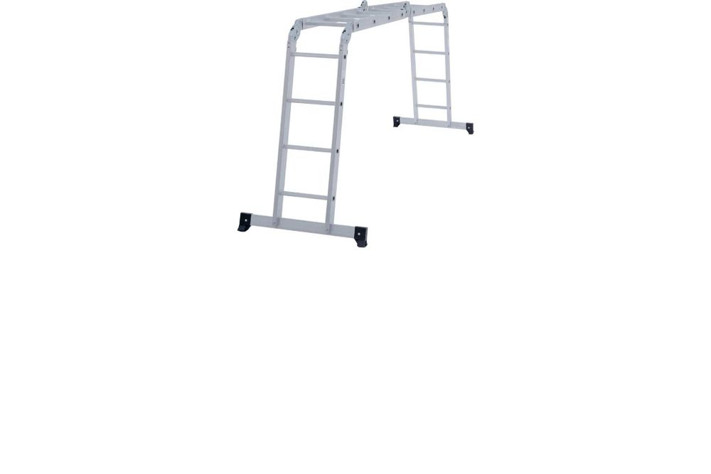 ЛЕСТНИЦА-ТРАНСФОРМЕР ШАРНИРНАЯ 4 СЕКЦИИ ПО 4 СТУПЕНИ (1) "НОВАЯ ВЫСОТА" NV-132