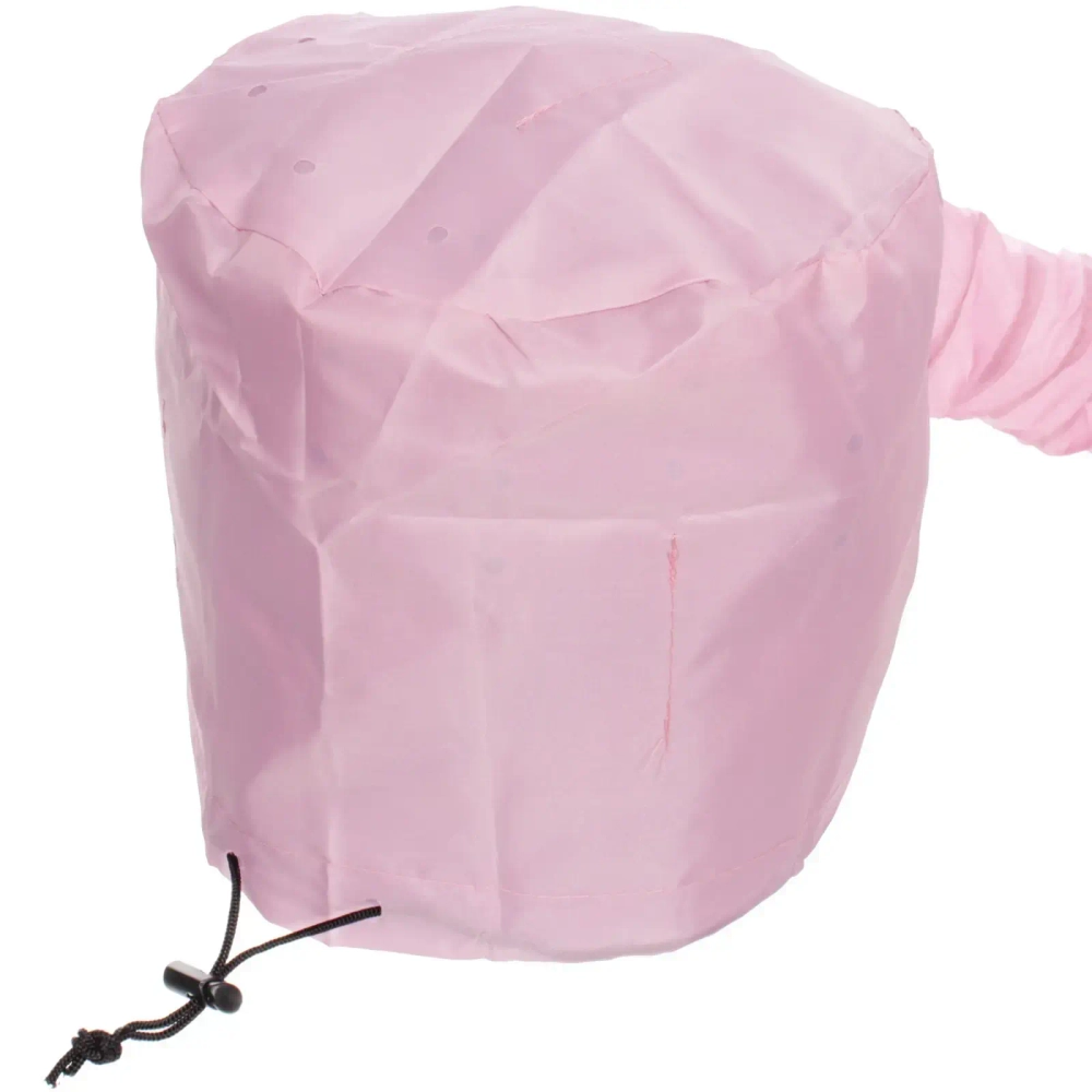 Шапочка для сушки волос, ламинирования и масок «Beauty Shop», с кулиской, цвет розовый, 84*23*22см