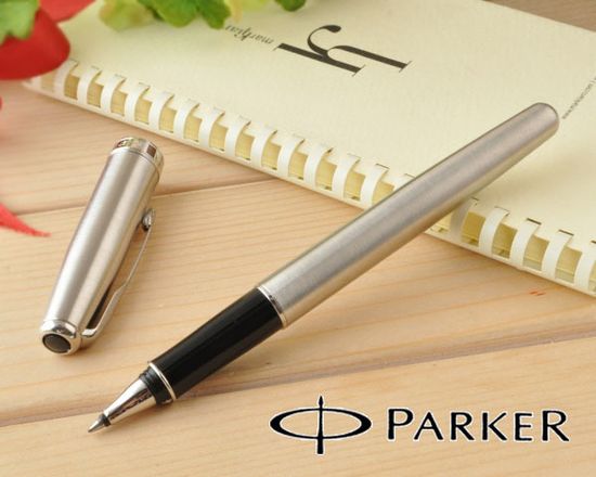 Ручка-роллер Parker Sonnet T526, цвет: St. Steel CT, стержень: Fblack, S0809230