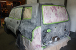 Покраска Раптором Pajero 4