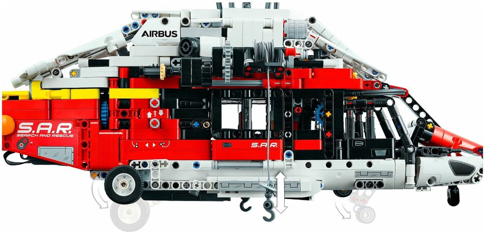 Конструктор LEGO Technic 42145 Airbus H175 Rescue Helicopter Спасательный вертолет