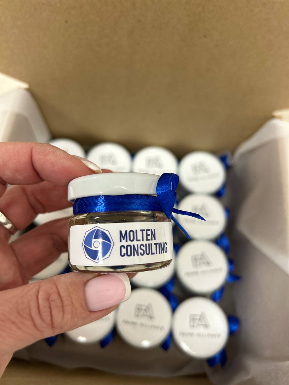 Брендированные баночки с медом (медовым суфле), 35 грамм