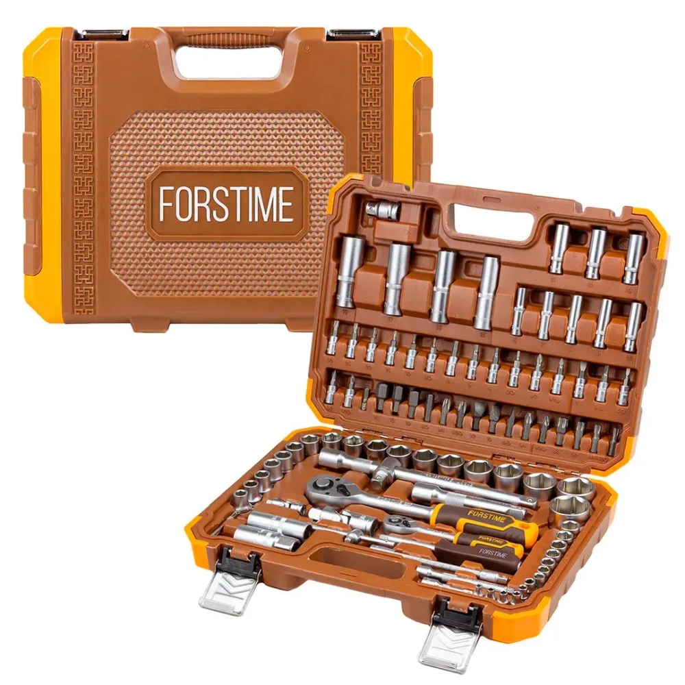 Набор инструментов 94 пр.1/4'',1/2''(6гр.)(4-32мм) FORSTIME FT-4941-5