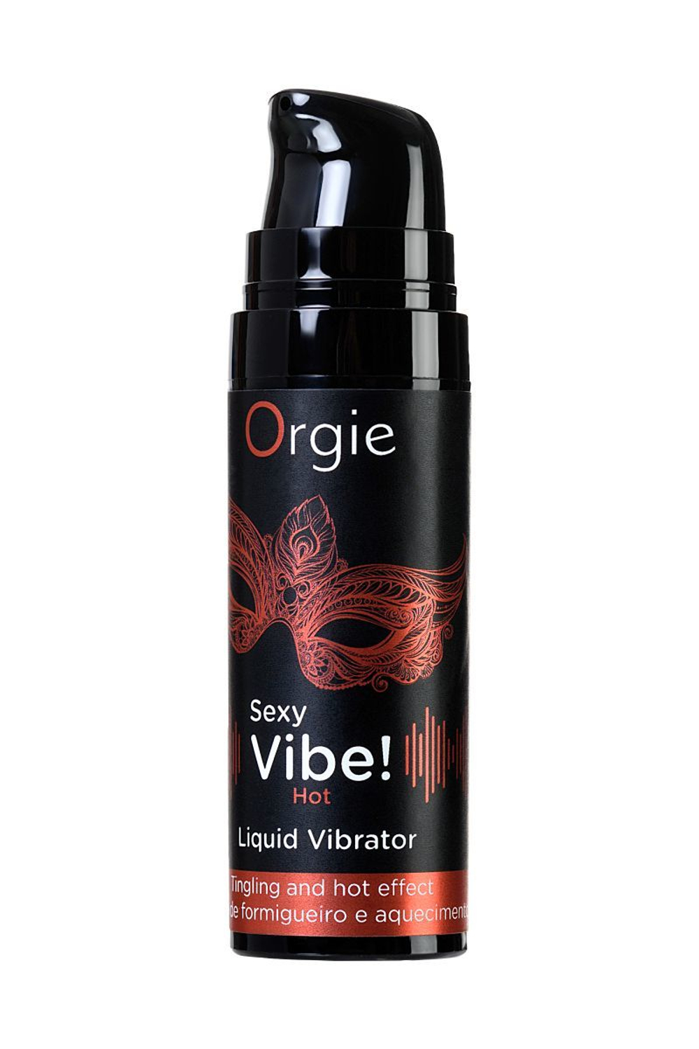 Разогревающий гель для массажа ORGIE Sexy Vibe Hot, вибро-эффект, 15 мл