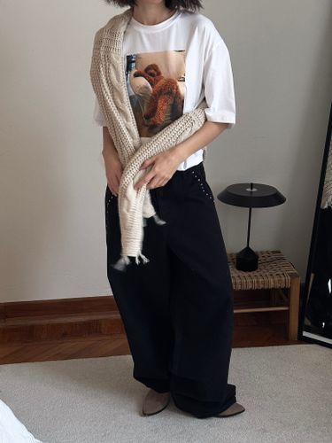 Белая футболка Christmas Dog