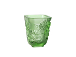 Ваза Lalique Pivoines зеленая, 14 см