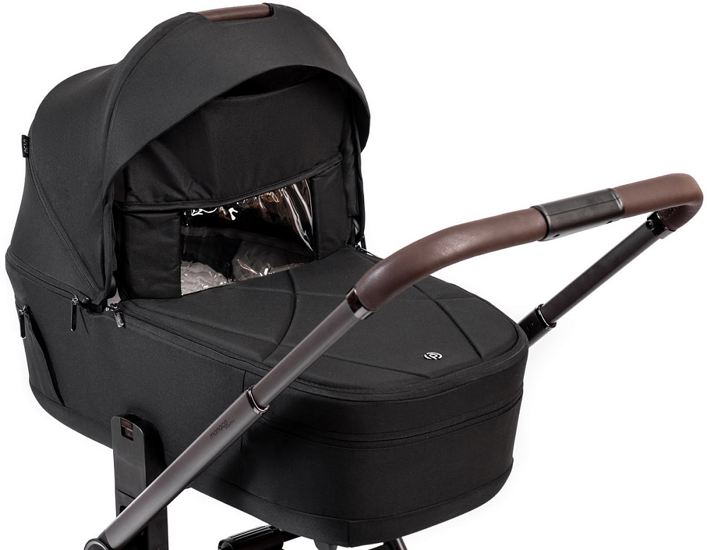 Детская коляска Peppy Monaco Thermo 3 в 1 с автокреслом Verona Black Black