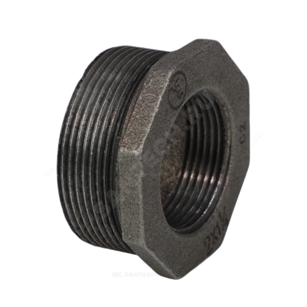 Футорка чугун Ду 40х20 (1 1/2"х3/4") НР/ВР Fittex PLUS
