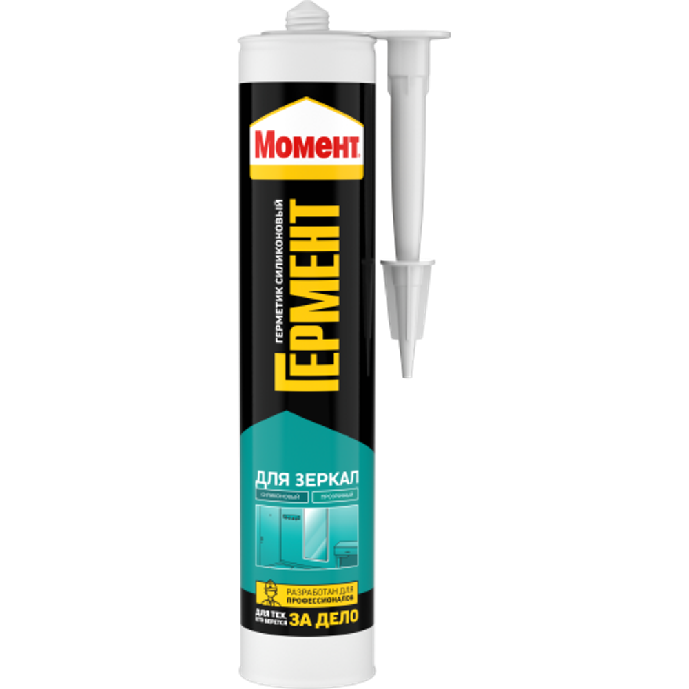 Жидкие гвозди Момент 3000273 Гермент силиконовый для зеркал прозрачный 280 мл. | Момент