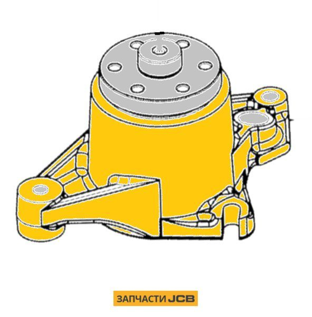 Муфта шкива вентилятора JCB 320/08784