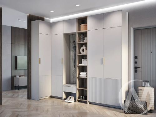 Прихожая "Пандора" (кашемир/MF03) Комплектация 4