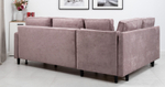 Арно угловой диван-кровать (пепел розы)